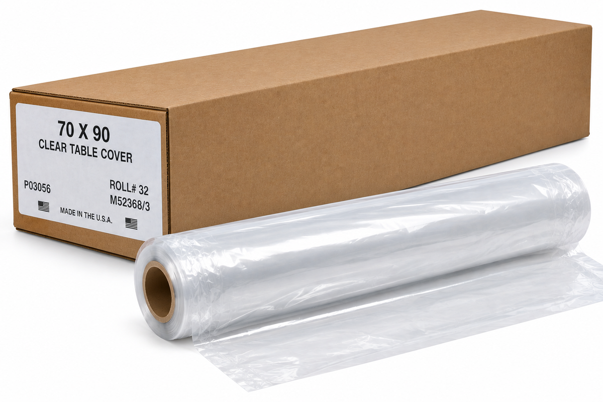 Table Cover Roll - Clear - 70 x 90 in.