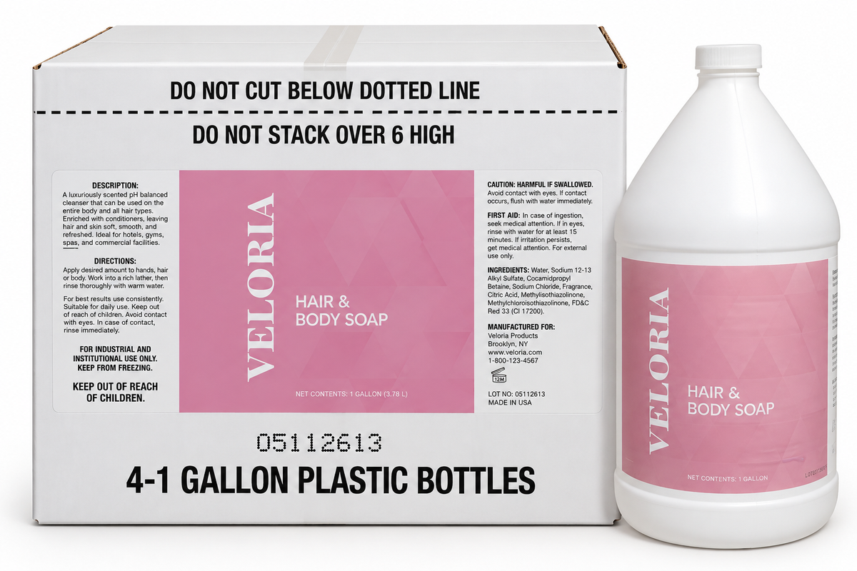 Shampoo & Body Wash - 1 gal. - 4/case