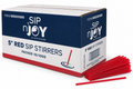 Coffee Stirrers - Red - 5 in.