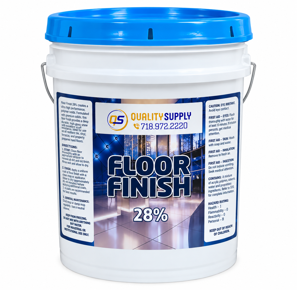 Floor Finish - 28% Solids - 5 gal.