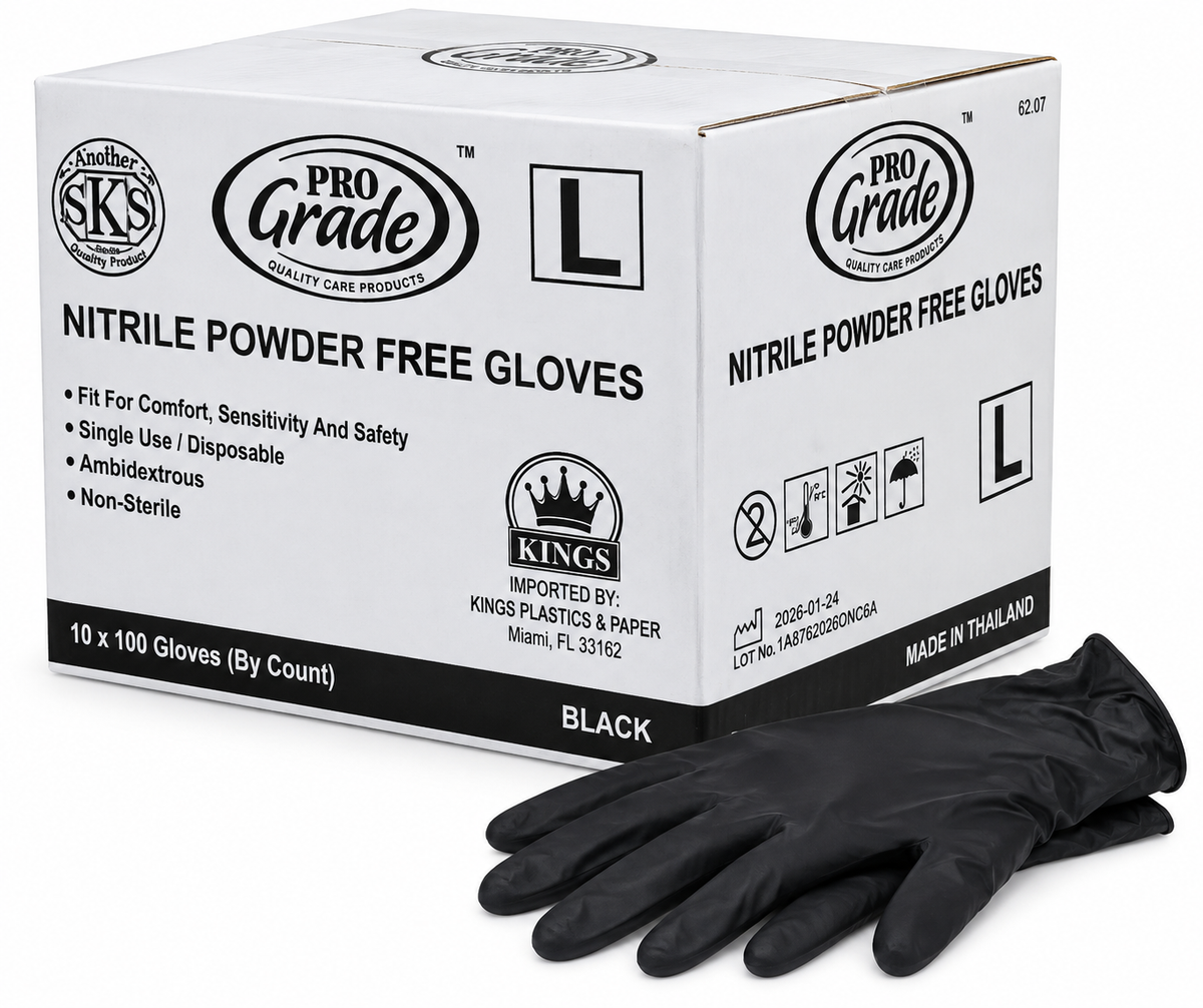 Nitrile Gloves - Powder-Free - Large - 10/case