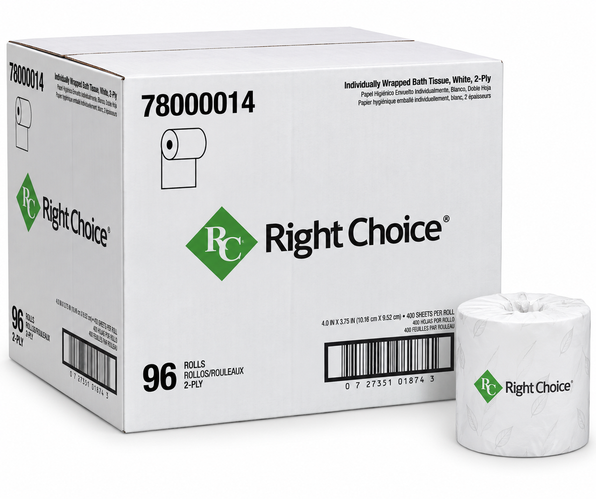 Toilet Tissue - 2-Ply - 96 rolls/case (#96500)