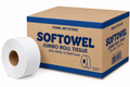 Jumbo Roll Toilet Tissue - 2-Ply 9 in. - 12/case