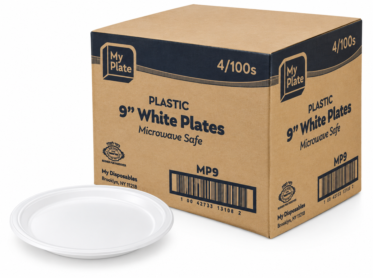 Plastic Plates - 9 in. - 400/case