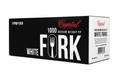 Forks - White Plastic - 1000/case