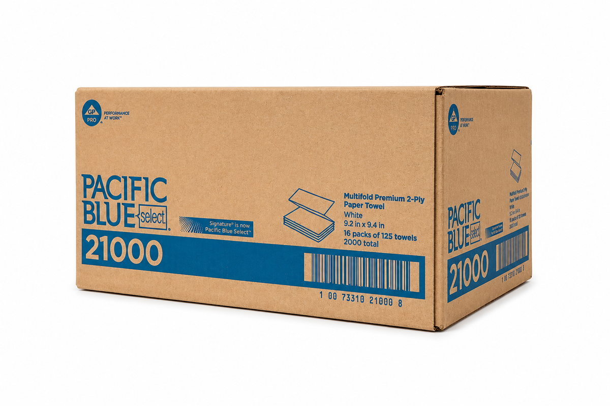 Multifold Towels - Signature White (21000)